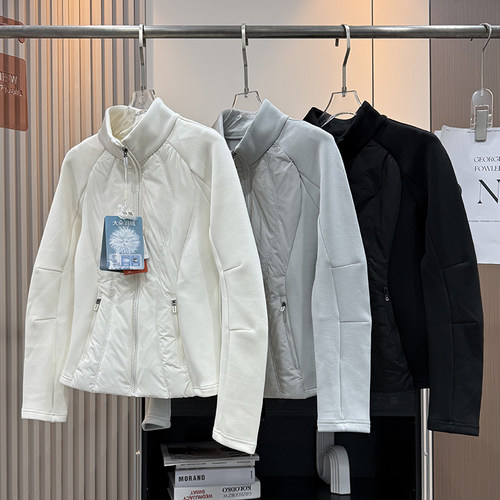 LU同款！小蛮腰收腰显瘦轻薄保暖立领羽绒服滑雪服内胆羽绒外套女