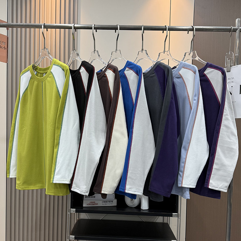 大厂订单！男女同款秋冬户外山系柔软双面磨毛加厚长袖T恤打底衫