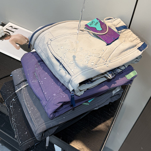 登山裤 裤 冲锋裤 滑雪裤 户外山系 女冬款 防风防水加绒保暖压褶工装