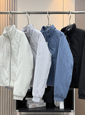 LU系风！轻薄立领修身显瘦P棉防泼水立领保暖运动瑜伽棉服外套女