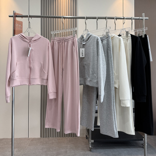 运动套装 减龄慵懒风松弛感连帽卫衣休闲卫裤 女 秋新品 大厂订单