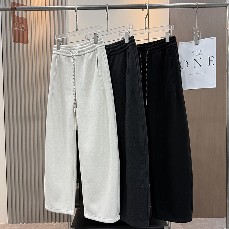 一条过冬！松紧腰宽松显瘦奥粒绒加绒加厚保暖休闲羊毛裤弯刀裤女,女装/女士精品,休闲裤,淘宝优惠券,粉丝福利购,淘宝优惠卷