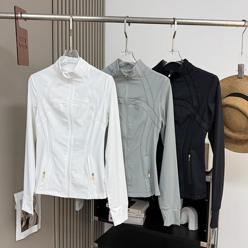 LU系风！UPF50+修身防晒凉感透气速干运动跑步健身瑜伽服外套女夏