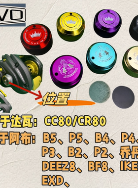 阿布B3B4B5达瓦CR80水滴轮微调螺帽P3P4改装配件微调垫片防氧化