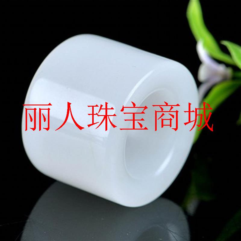 羊脂级白玉扳指男款玉石羊脂玉籽