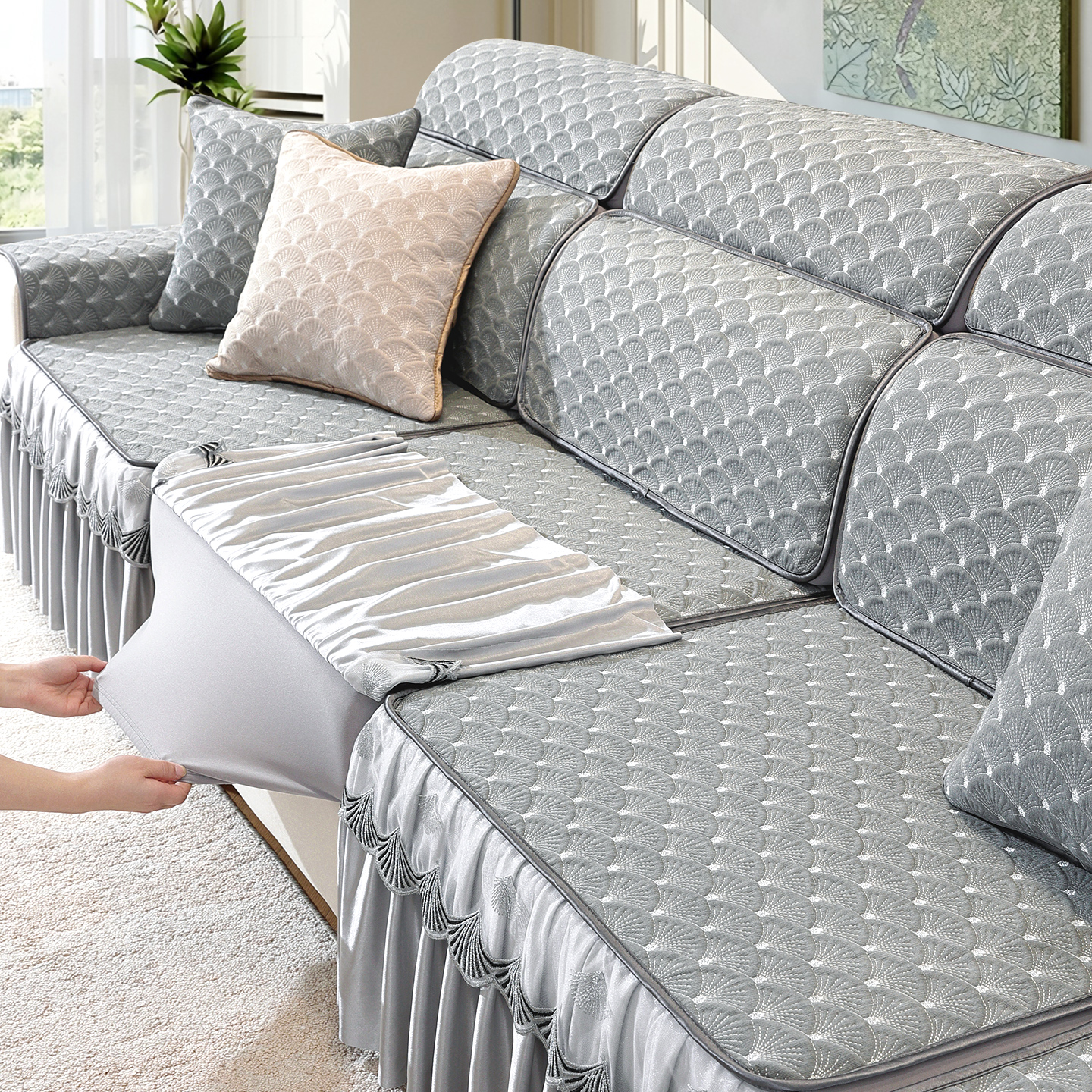 全包沙发垫套罩笠坐垫盖布座垫套