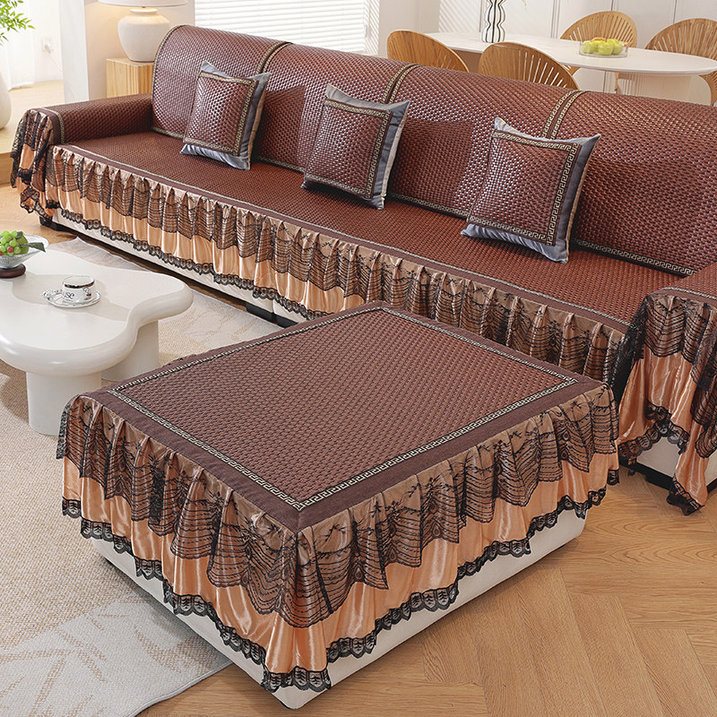 藤席沙发垫凉席垫子坐垫防滑夏天直排+脚踏沙发套罩夏季2025新款,居家布艺,沙发垫,淘宝优惠券,粉丝福利购,淘宝优惠卷