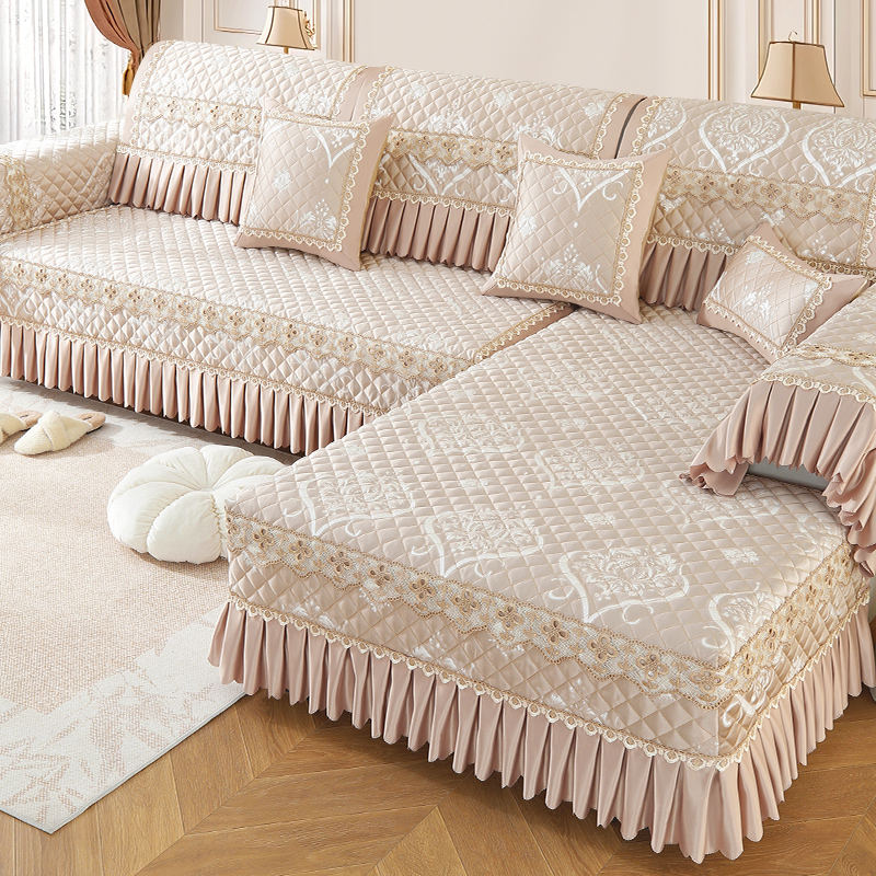 夜金鱼欧式三座一贵妃沙发垫套罩