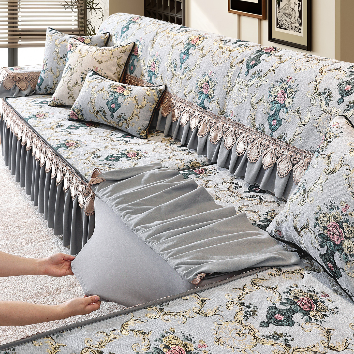 全包沙发电套罩笠坐垫盖布座垫套