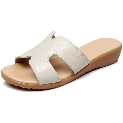 一字夏季新款平底凉拖拖鞋沙滩鞋