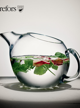 Orrefors进口手工水晶玻璃Mingus系列冷水壶大容量家用北欧凉水壶