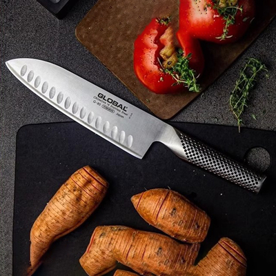 日本进口三德刀具不锈钢防粘三德