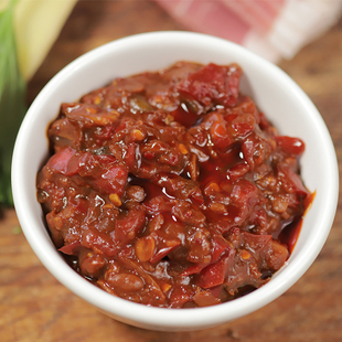 配文衢州开化钱江源特产双椒辣酱农家自制下饭菜小米剁椒酱