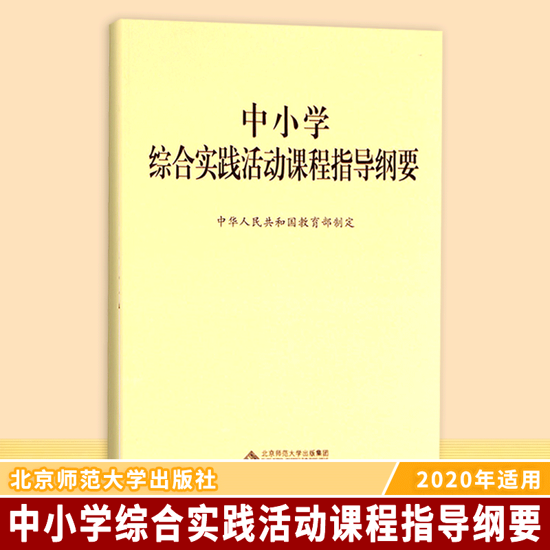 【正版速发】中小学综合实践活动课程指导纲要 中华人民共和国教育部制定  北京师范大学出版社 9787303229963