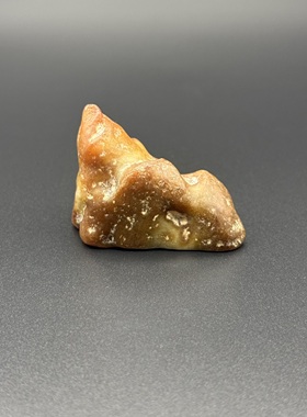 玉石摆件翡翠原石随形孤品手作装饰品工艺品家居山形小摆手工原创