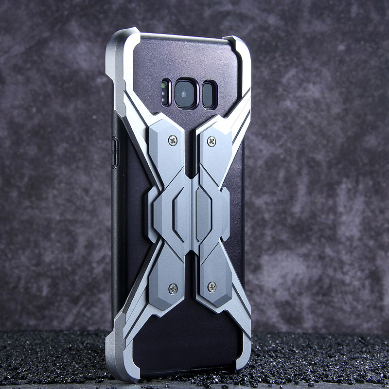Luphie Neo Armor EVA Wings Shockproof TPU Metal Case Cover for Samsung Galaxy S8 Plus & Galaxy S8