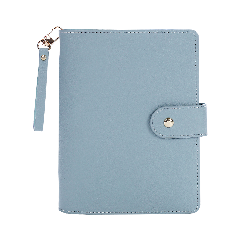 bowen9981/B6活页本多种封面颜色活页笔记本本子皮面高颜值手帐本手账本随身便携记事本