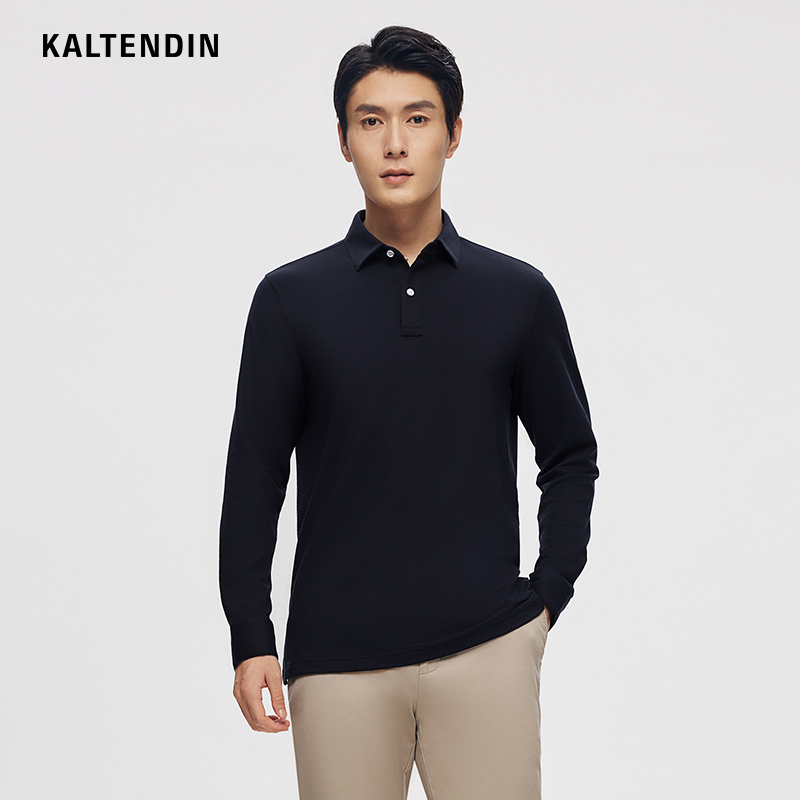 卡尔丹顿蜂巢珠地POLO衫男