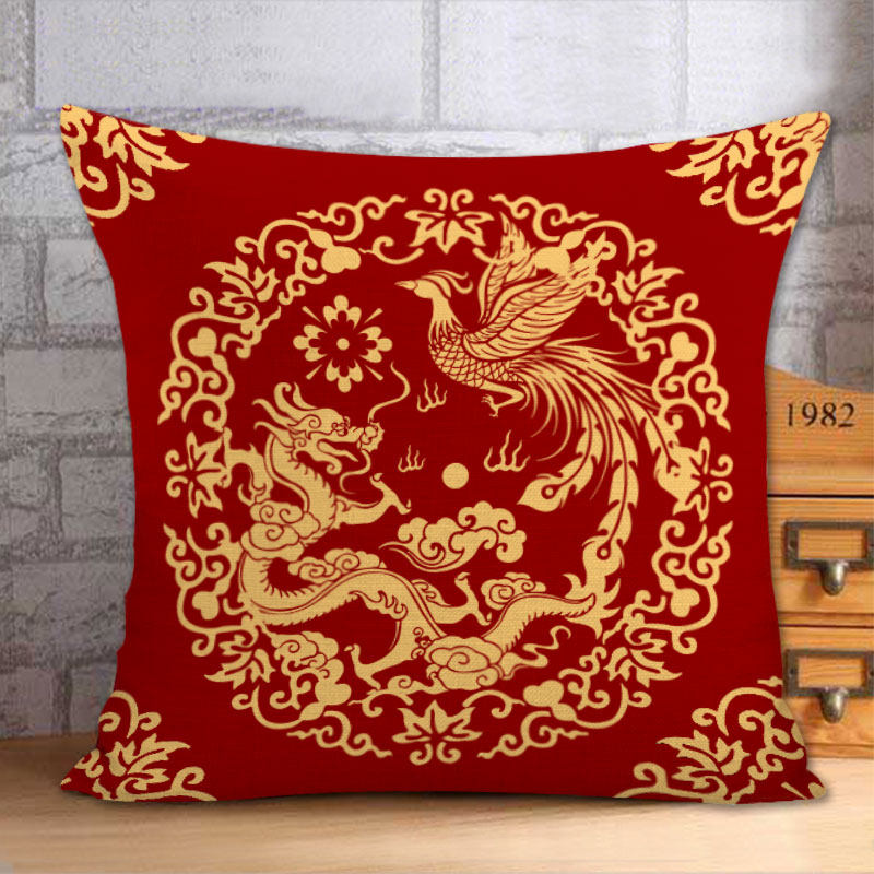 结婚抱枕龙凤呈祥十字绣2026线绣新婚婚庆枕套喜庆情侣手工自己绣