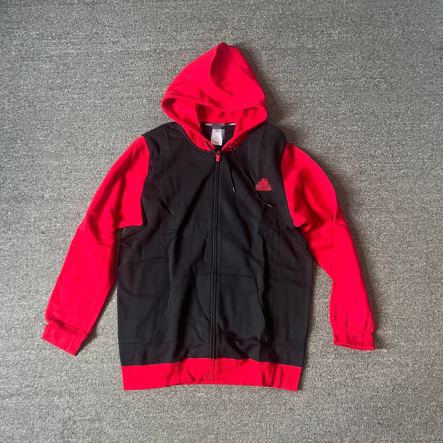 德国篮球拉链运动卫衣男款连帽秋冬训练宽松休闲外套加肥加大长裤