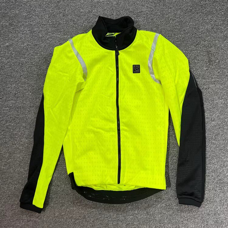 瑞典立领冬季加绒骑行服男款自行车保暖公路车长袖装备上衣装备