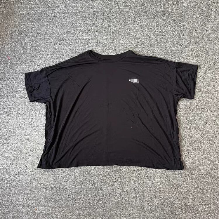 2025新品日单品牌女款夏季短款透气宽松圆领运动涤纶短袖T恤大码