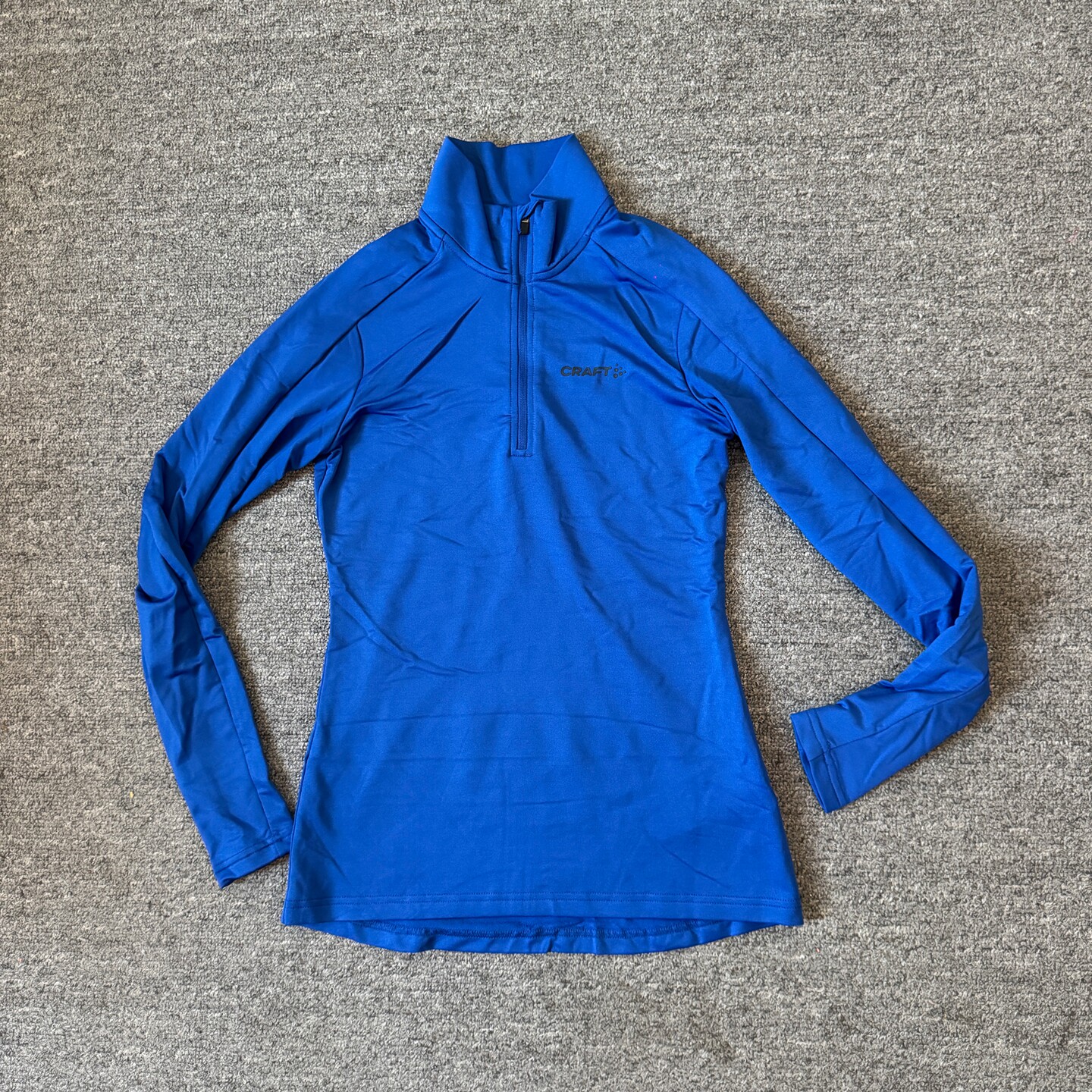 2026瑞典运动春秋女款半开领品牌T恤半拉链跑步骑行训练长袖上衣