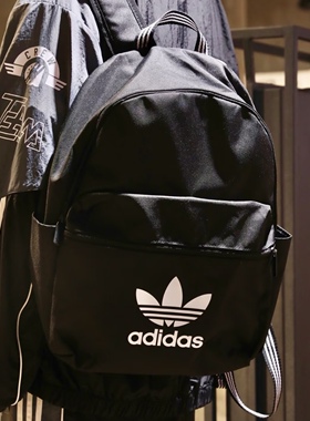 阿迪达斯书adidas包大容量双肩包男女运动背包初中女IJ0761HG0348