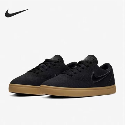 耐克/Nike SB Check 女子夏季儿童耐磨轻便休闲帆布鞋 905373-006