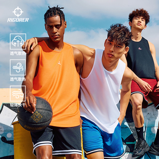 准者官方投篮服速干背心2025夏季 男子健身跑步运动骑行薄上衣 新款