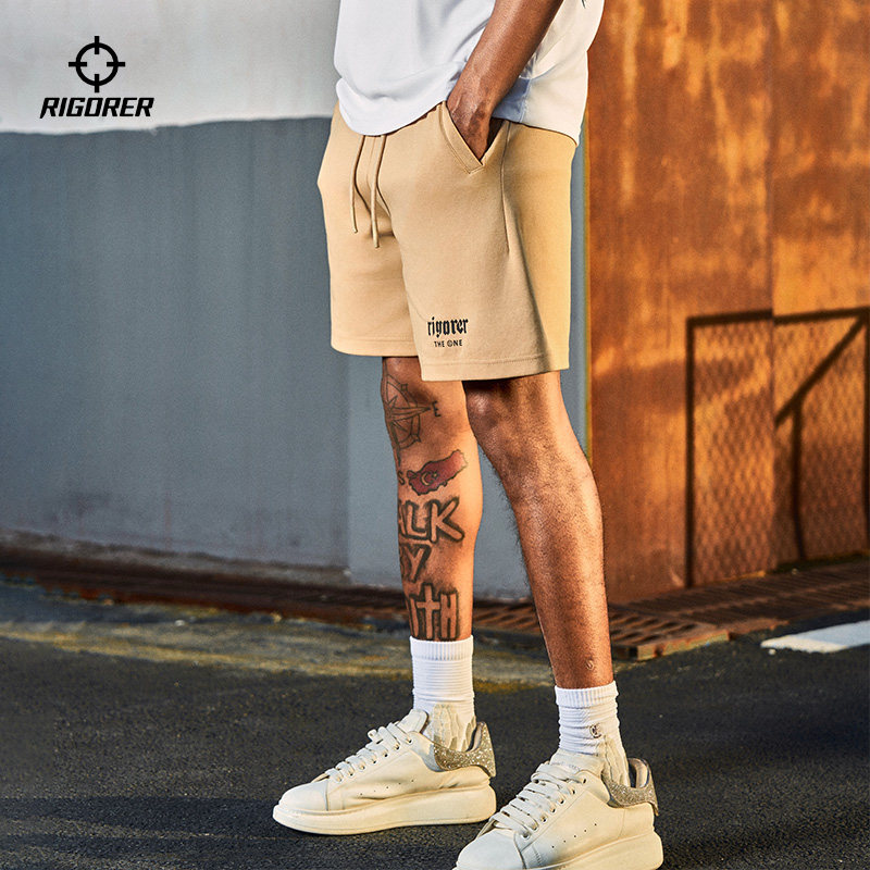 准者美式四分裤篮球短裤男2025夏季训练健身透气针织跑步运动短裤