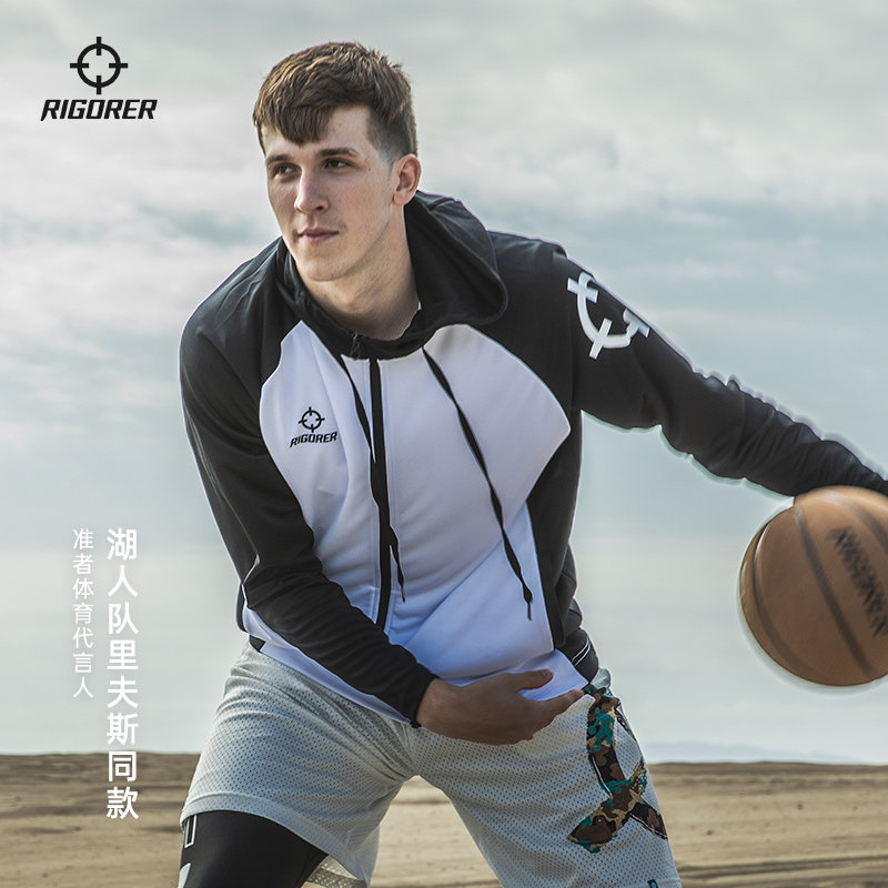 里弗斯同款丨准者针织上衣男秋潮流连帽拉链开衫运动休闲时尚卫衣