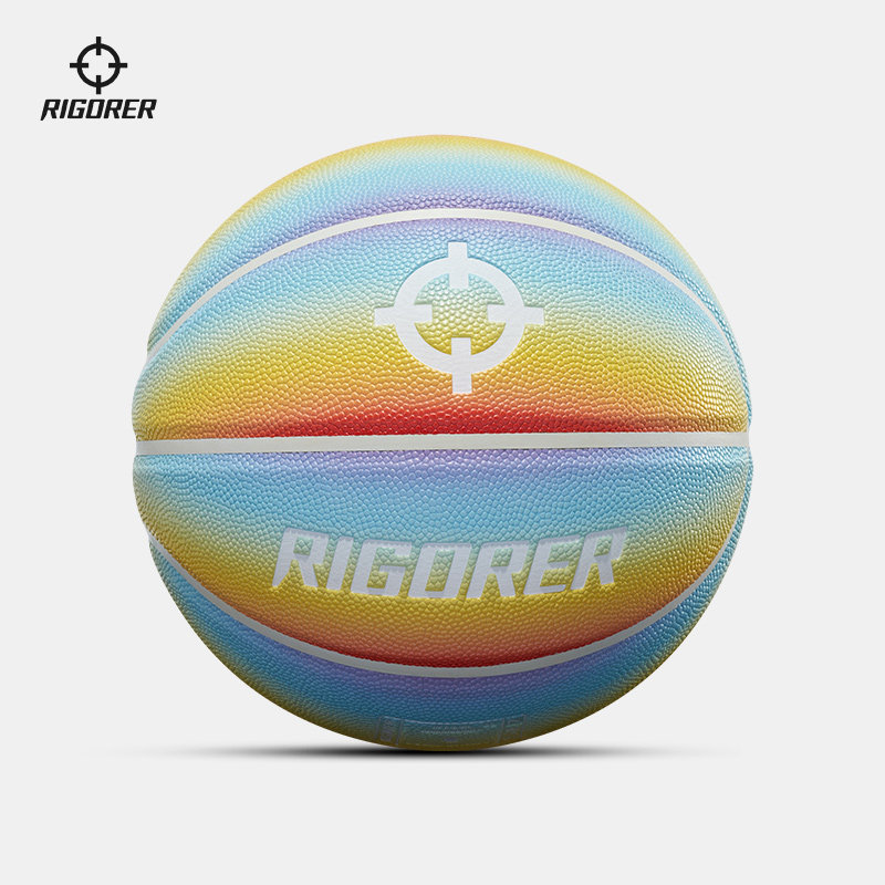 准者标准7号球室内室外户外运动专业训练体育耐磨彩虹迷幻PU篮球