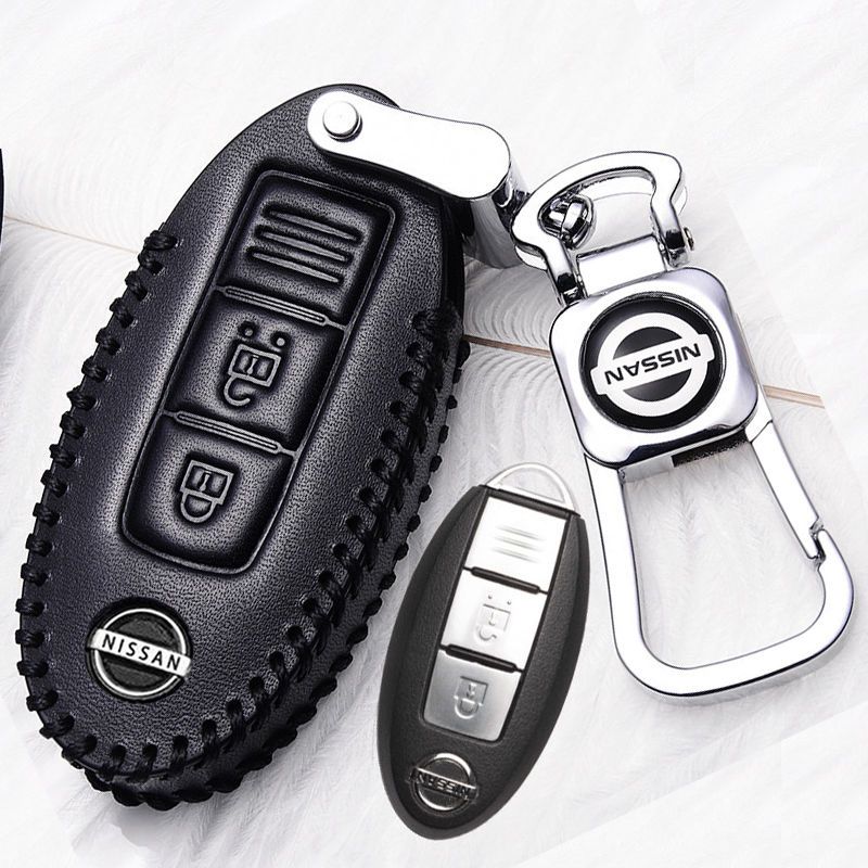 适用于2023款日产逍客钥匙套/2022款尼桑日产逍客钥匙包19-21款扣