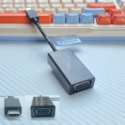 原装typec转vga转接线扩展投屏线笔记本电脑手机mac接显示器