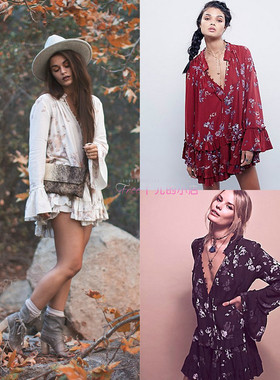 清仓FP原D  人手一条官网海报款  印花两穿裙 连衣裙