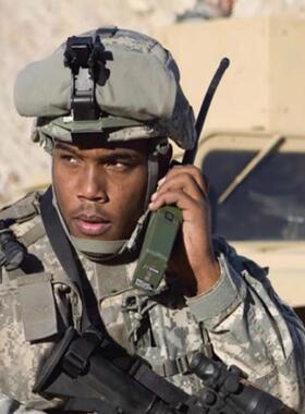 军版原品美军HARRIS AN/PRC-152系列对讲机锂电池充放电器美进口