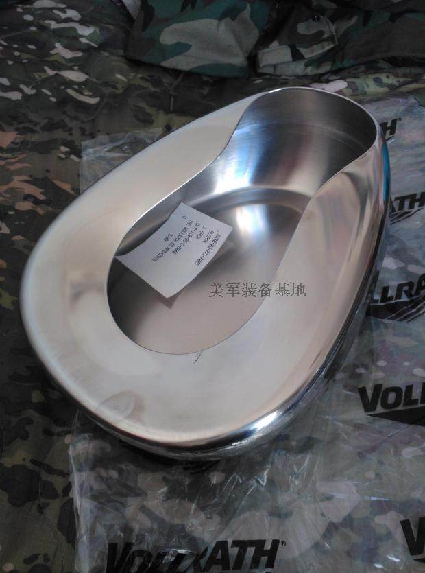 美国美军医院医用家用不锈钢便盆座便器卧床解便器坐便座厕卧厕