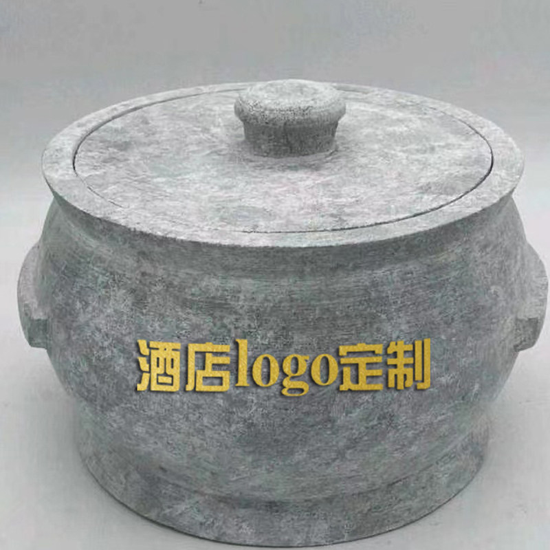 商用墨脱石锅定制支持店铺名LOGO尺寸大小炖锅养生锅