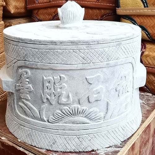 西藏墨脱石锅 纯手工 石锅家用天然皂石锅正宗墨脱石锅