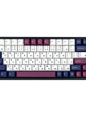 Ghost Judges莫比乌斯键帽PBT二色原厂高度日文韩文适配机械键盘