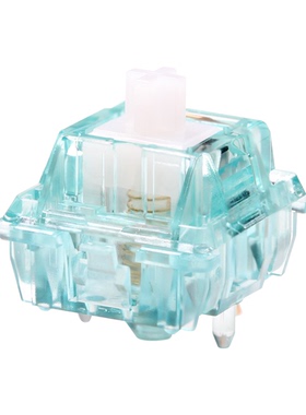 Durock T1静音轴段落轴手感POM轴心PC尼龙外壳5脚厂润镀金弹簧67g