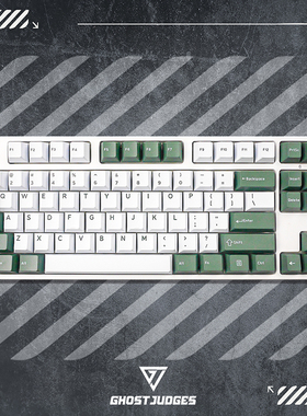 Ghost Judges植物园PBT二色成型原厂高度键帽二色注塑工艺加厚PBT