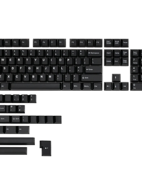 太豪WOB键帽ABS二色工艺OEM高度适配机械键盘黑色128键