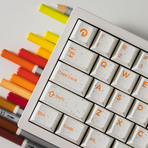 Domikey水磨石键帽原厂高度