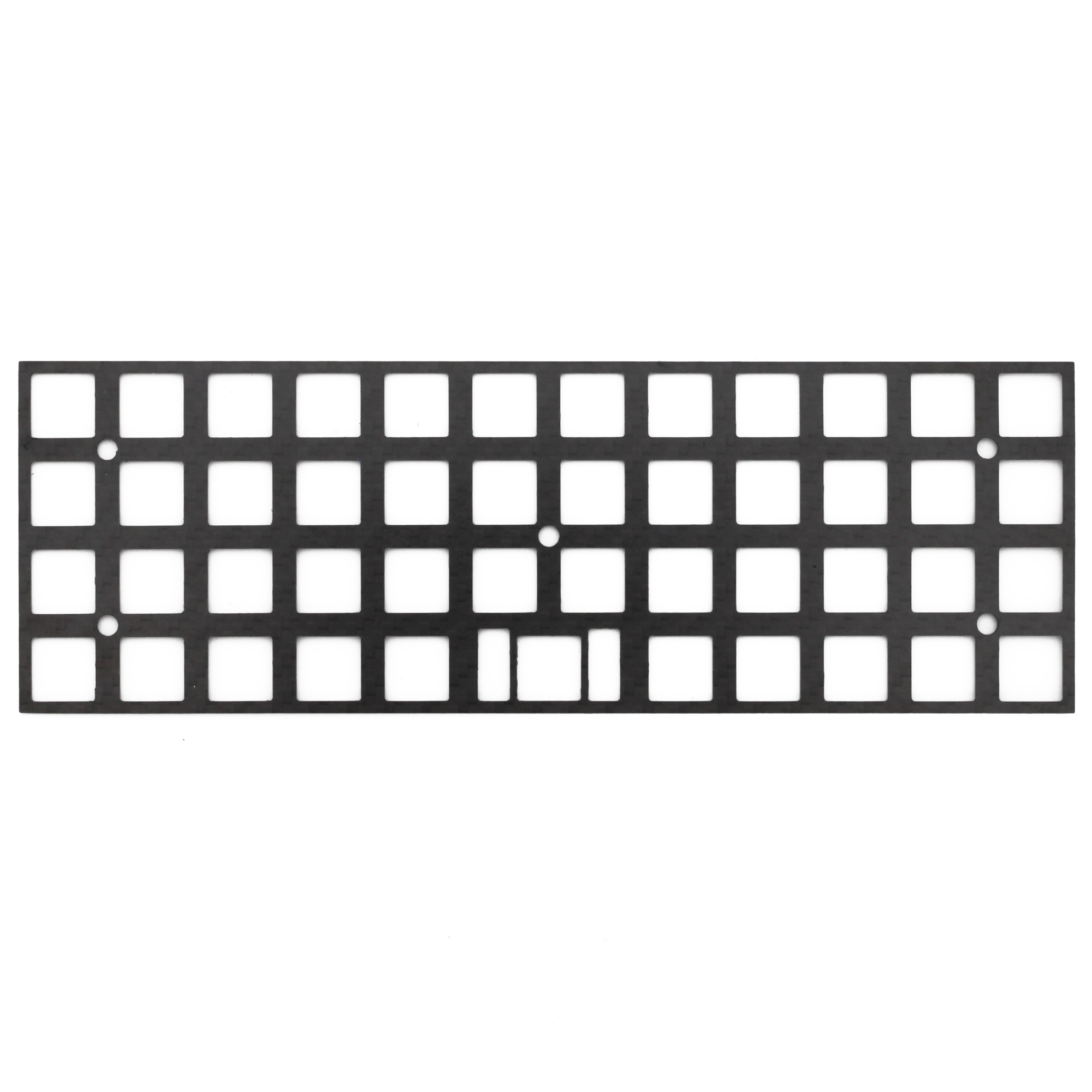 JJ40 BM40 Planck 40%客制化碳纤维定位板械键盘碳纤维材质