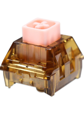 凯华BOX可可粉COCO PINK轴线性轴手感PC高强度外壳POM轴心3脚50g