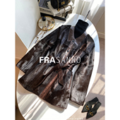 小胎羊皮草女外套皮毛一体宽松显瘦时尚 FRASANNO 焦点夫人 洋气