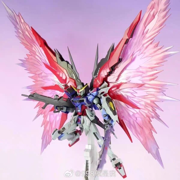 大班新品 8828 MB样式命运 拼装模型 魔改1/100机甲 送水贴送光翼