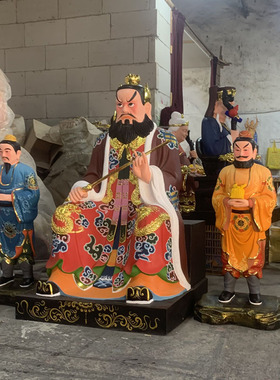 厂家直销树脂张天师佛堂高度摆件